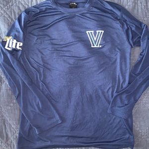 2 FOR $10! Villanova long sleeve athletic shirt
